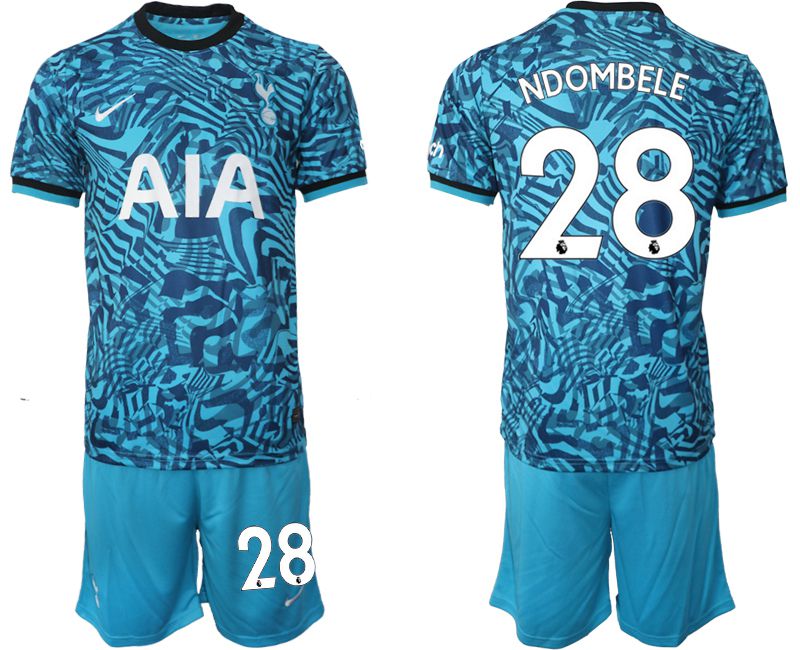 Men 2022-2023 Club Tottenham Hotspur away blue #28 Soccer Jersey